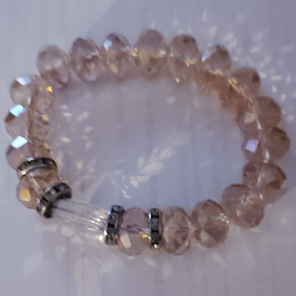 Chic Crystal Beaded Bracelet